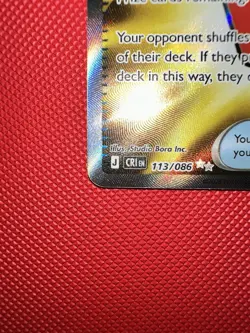 Pokemon TCG English Special Red Card 113/086 Chaos Rising Near Mint - Image 4