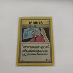Pokemon TCG Blaine's Quiz #2 Gym Challenge 111/132 Unlimited NM - Image 1