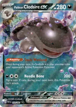 *NEAR MINT HOLO* Paldean Clodsire EX #059 Pokemon Paldean Fates Pokemon Card - Image 1