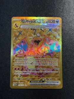 Pokemon TCG Sv03: Obsidian Flames Charizard EX Holo Card 228/197 - Image 1