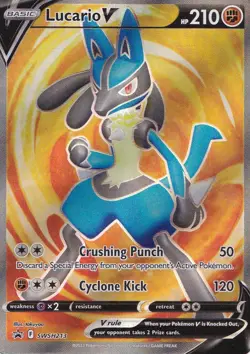 Lucario V Singles SWSH: Sword & Shield Promo Cards SWSH213 NM - Image 1