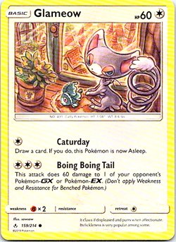 Glameow 159/214 Pokemon Unbroken Bonds Light Play - Image 1