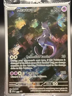 Pokemon TCG Mewtwo SVP 052 Scarlet Violet 151 Black Star Promo SEALED - Image 2