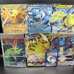 Pikachu Victini + OVERSIZE Black Star Promo SWSH - Pokemon TCG Promo Card Lot - Image 1