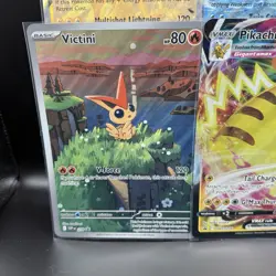 Pikachu Victini + OVERSIZE Black Star Promo SWSH - Pokemon TCG Promo Card Lot - Image 3