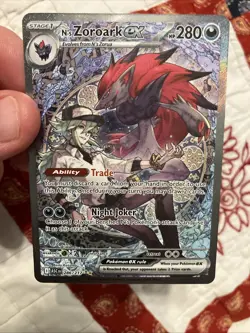 N's Zoroark EX 286/217 Ascended Heroes Special Illustration Rare Nice! - Image 5