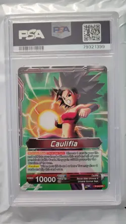 Caulifla Running Wild P-043 Promo Leader Foil Dragon Ball Super Card Game PSA 10 - Image 2