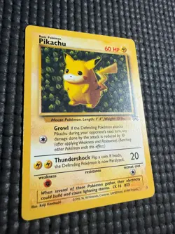 Pokemon Card Pikachu No. 1 Non Holo Black Star Promo MP - Image 2