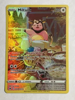 Miltank GG24/GG70 - Crown Zenith Galarian Gallery Pokemon Card NM - Image 1