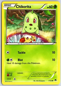 Pokemon Chikorita & Fennekin Connecting Art Cards- Fates Collide/Breakpoint - Image 2