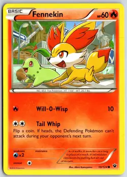Pokemon Chikorita & Fennekin Connecting Art Cards- Fates Collide/Breakpoint - Image 4