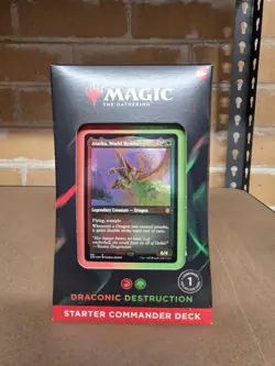 Magic The Gathering Starter Commander Deck - Draconic Destruction 2022 SEALED - Image 1
