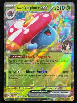 Erika's Vileplume ex 003/217 Ascended Heroes Pokemon Double Rare NM - Image 2