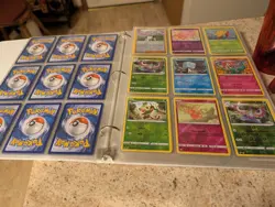 Binder Full Of Random Pokemon Cards From Multiple Sets Read Description - Image 1