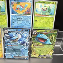 Pikachu Charmander Blastoise ex 151 Cosmic Holo - Pokemon TCG Promo Card Lot - Image 2