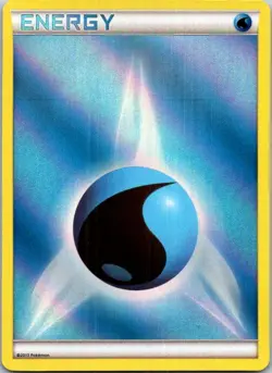 Water Energy Pokemon 2013 Light Play Holo - Image 1