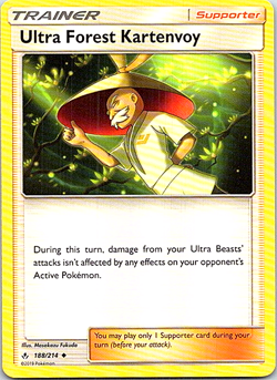 Ultra Forest Kartenvoy 188/214 Pokemon Unbroken Bonds Light Play - Image 1