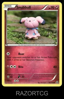 SNUBBULL 98/162 C BREAKTHROUGH POKEMON LP - Image 1