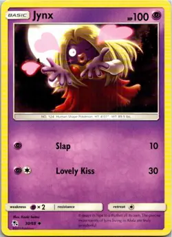 Jynx #30/68 Pokemon Hidden Fates Near Mint or Better - Image 1