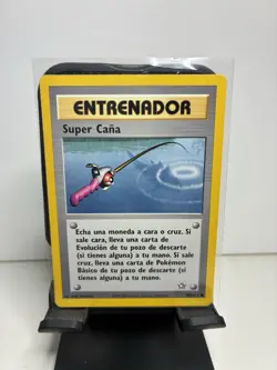 Super Rod 103/111 Neo Genesis Pokemon 1st Edition Trainer WOTC Near Mint Spanish - Image 1