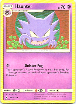 Haunter 69/214 Pokemon Unbroken Bonds Light Play - Image 1