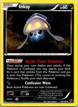 Inkay 74/146 Pokemon XY Base Set Near Mint - Image 1