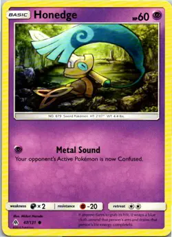 Honedge 47/131 Common Regular Pokemon Forbidden Light Mint - Image 1