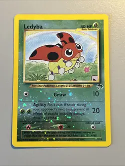 Ledyba 7/18 Southern Islands Pokemon Reverse Holo - MP - Image 1