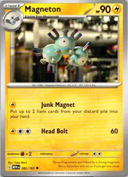 Magneton #082/165 Pokemon SV: Scarlet & Violet 151 Lightly played - Image 1