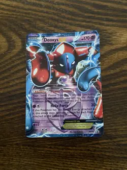 Deoxys EX BW82 Ultra Rare Black Star Promo 2013 Pokemon Card Psychic Type - Image 1