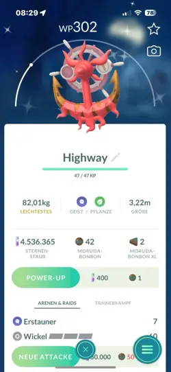 ✨Pokemon Go ✨ Shiny Moruda / Dhelmise✨ - Image 1