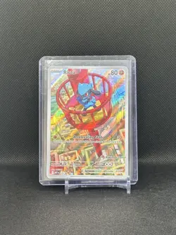 Pokemon TCG - Riolu - MEP 010 - Black Star Promo - Pokemon Center Stamp -NM - Image 1