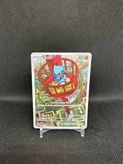 Pokemon TCG - Riolu - MEP 010 - Black Star Promo - Pokemon Center Stamp -NM - Image 2