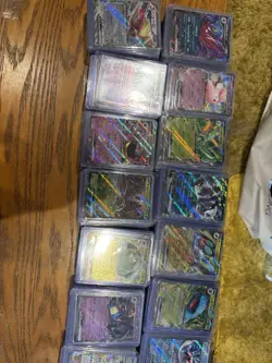 20 Stacks Of Pokemon Cards In Top Loaders - Image 2
