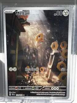 Meltan - #179/162 - Temporal Forces - Illustration Rare - NM - Image 1