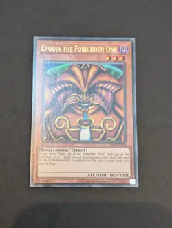 Yugioh Exodia the Forbidden One LOB-EN124 Ultra Rare 25th Anniversary Reprint NM - Image 1
