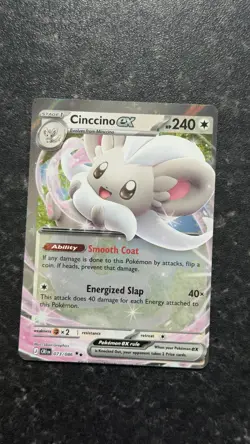 Pokemon Cinccino Ex Miscut Error card - Image 1