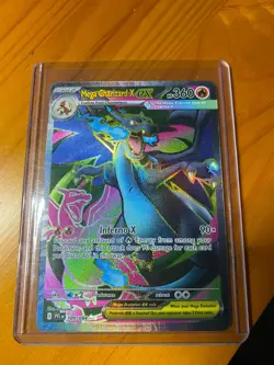 Mega Charizard x EX 109/094 Me02: Phantasmal Flames Holo Near Mint Pokemon - Image 3