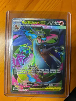 Mega Charizard x EX 109/094 Me02: Phantasmal Flames Holo Near Mint Pokemon - Image 4