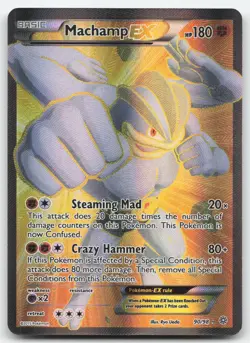 Machamp EX 90 Lightly Played 98 Ancient Origins Pokemon Card TCG - Image 1