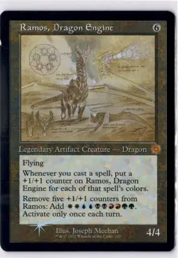 Ramos Dragon Engine NM/M* FOIL RETRO SCHEMATIC The Brother's War 110 -UnltdCards - Image 1
