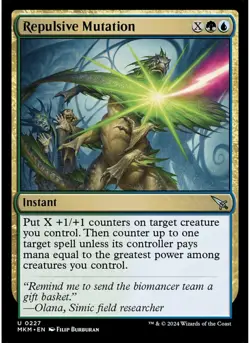Repulsive Mutation (Foil) 227 MTG NM - Murders at Karlov Manor - Image 1