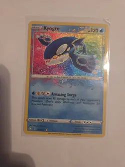 Pokemon TCG Kyogre Shining Fates Holo Card 021/072 Amazing Rare - Image 1