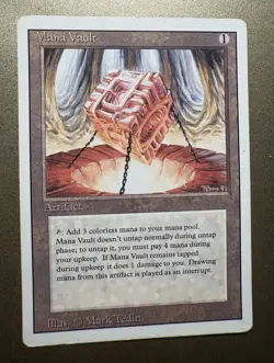 Wizards of the Coast MTG Mana Vault Revised Ed Artifact Rare Regular English - Image 1