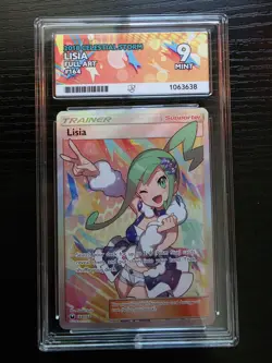 🔥 Pokemon Lisia 164/168 Celestial Storm Full Art Trainer ACE 9 MINT 🔥 - Image 1