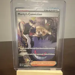 The Pokemon Company TCG Morty's Conviction 211/162 Temporal Forces SIR Holo EN - Image 1