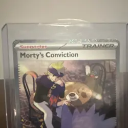 The Pokemon Company TCG Morty's Conviction 211/162 Temporal Forces SIR Holo EN - Image 3
