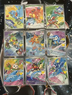Pokemon 2026 First Partner Illustration Collection Series 1 Promos Complete Set - Image 1