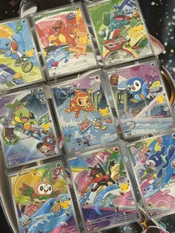 Pokemon 2026 First Partner Illustration Collection Series 1 Promos Complete Set - Image 2