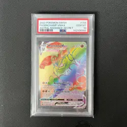 Pokemon SWSH Astral Radiance Machamp VMAX Rainbow Rare Secret 194/189 PSA 10 - Image 1